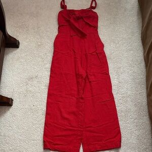 Elegant Red Jumpsuit